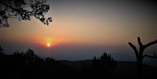 Sunrise view from Netarhat hill station
